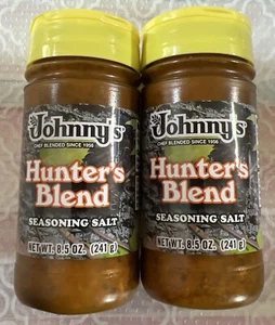 2 Johnnys Fine Foods Seasoning Salt Hunter, 8.5 oz Each Best Before 07/26 - Picture 1 of 2