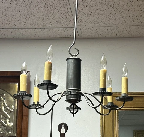 Vint Richard D. Scofield of Period Lighting Fixtures in Chester CT c 1985 7 arm Cover