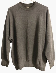 vtg 80s Fruit of the Loom Blank Sweatshirt XL USA Grunge Skate - Picture 1 of 16