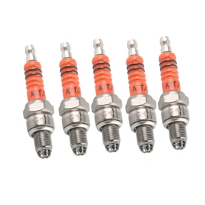 5PCS A7TC C7HSA Iridium Spark Plug, 50cc 125cc 150cc GY6 Scooter ATV Dirt Bike - Picture 1 of 12