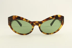Rare Authentic Versace 4356 5119/87 Tortoise Green 54mm Vintage Sunglasses  - Picture 1 of 5