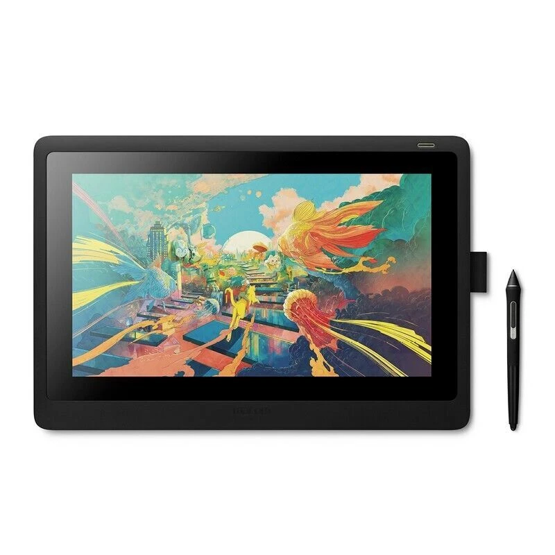 Wacom Cintiq 16 Full-HD Grafiktablett - Schwarz (DTK1660K0B)