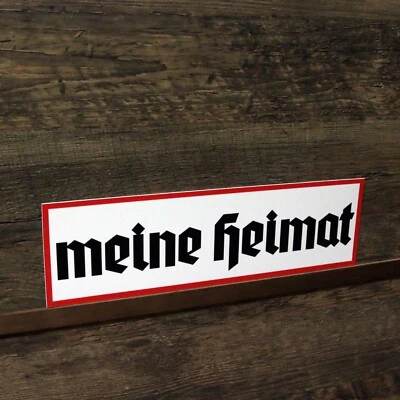 OLDSCHOOL-ROAD-SIGN O.R.S. Schild meine Heimat Wegweiser Hinweisschild Warnschild 34x10cm Deko Wehrmacht