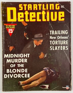 Startling Detective Magazine, December 1941, Vintage True Crime Stories, Pulp - Picture 1 of 4