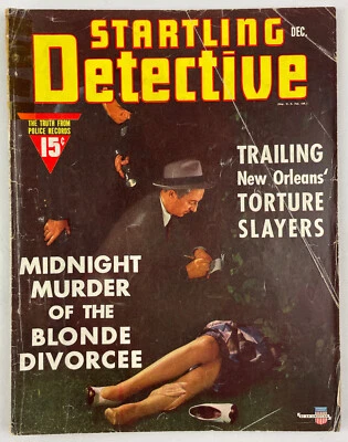 Startling Detective Magazine, December 1941, Vintage True Crime Stories, Pulp - Image 1 of 4