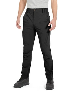 Mens Cargo Combat Pants Tactical Work Long Pants 8 Pckets Relax Fit Pants 30-44W - Picture 1 of 38