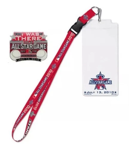 2010 MLB All-Star Game Ticket Holder & Pin - Los Angeles Anaheim Angels Stadium Cover