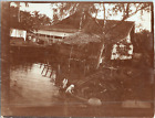 Indonsie, Banjarmasin, Relajan, 1910/1911 Vintage Print On Postcard Paper Tir