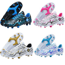 Junior Boy Football Boots AG/TF Soccer Training Shoes Men Sneaker Size UK 2-11