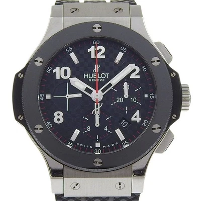 HUBLOT BIG BANG Watches 301.SB.131.RX cal.HUB4100 blackDial Stainless Stee... - Image 1 of 4