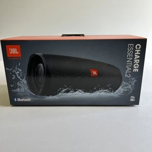JBL Charge Essential 2 Portable Waterproof Speaker with Powerbank, Black - Picture 1 of 3