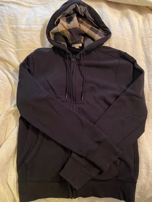 Burberry Brit Full Zip Hooded Sweatshirt Black Size M - Image 1 of 3