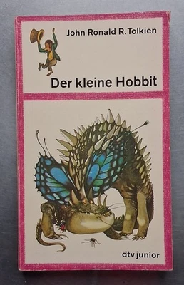 J.R.R. Tolkien DER KLEINE HOBBIT (THE HOBBIT) German trans. 1974 pb - Image 1 of 2