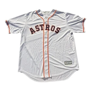 Houston Astros Majestic Cool Base Trikot - Weiß Knopfleiste Herren XL - Bild 1 von 8