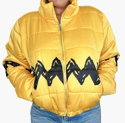 Peanuts X Forever 21 Charlie коричневый пуховик куртка средний большой ограниченного тиража новый без ЯРЛЫКОВ - Изображение 1 из 4