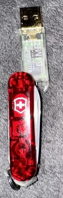 Victorinox 瑞士军刀瑞士内存 64MB USB 驱动器 — 第 1/4 张图片