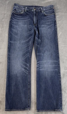 Vintage Gap 1969 Easy Fit Jeans Men's 33x30 Straight Leg Baggy Ring Spun Denim - Image 1 of 4