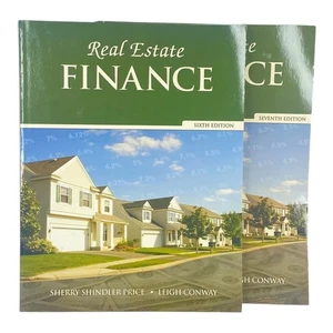 REAL ESTATE FINANCE 6th and 7th EDITION Sherry Shindler Price & Leigh Conway LOT - Bild 1 von 7