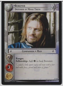 LORD OF THE RINGS TCG REALMS OF THE ELF LORDS RARE 3P122 BOROMIR lp - Picture 1 of 1