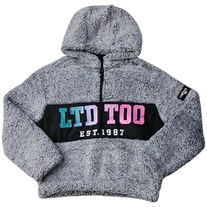 Limited Too Girls Extra Warm Super Soft Sherpa Half Zip - Picture 1 of 3