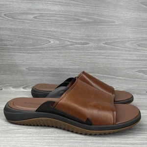 Cole Haan Sandalen Herren Größe 13 M Braun 2.ZeroGrand Leder Slipper Pantoletten - Bild 1 von 11