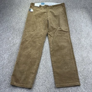 NEW Castaway Nantucket Island Corduroy Pants Mens Sz 40x32 (Actual 39x31) Brown - Picture 1 of 11