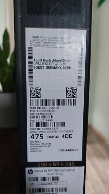 HP Victus 16-s0155ng Gaming-Notebook AMD Ryzen 5 7640HS, GeForce RTX 4060 8GB  - Bild 1 von 4