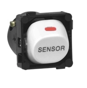 Vynco Light Switch Mech Mechanism 16A Amp Fluorescent 250V Black -Printed SENSOR - Bild 1 von 3