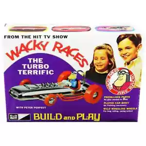 MPC Wacky Races TV-Serie Snap Modellbausatz mit Peter Perfect Figurine Skill 2 - Bild 1 von 4