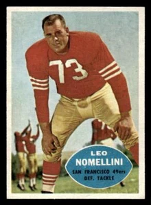 1960 TOPPS LEO NOMELLINI 121 NRMT FOOTBALL SAN FRANCISCO 49ERS - Picture 1 of 2