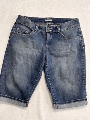 Bermudas vaqueras Tommy Hilfiger para mujer talla 12, azul, 650GW3R1360 Foto 1 de 4