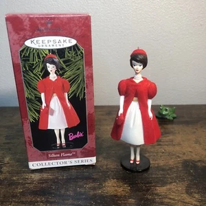 Vintage Hallmark Keepsake Christmas Ornament Barbie Silken Flame 1998 - Picture 1 of 8
