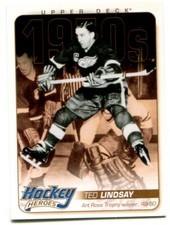 2011-12 UD Hockey Heroes Ted Lindsay Card #HH11 Detroit Red Wings 