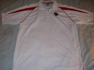 San Francisco 49ers Niners NFL White Russell Athletic Polo Shirt Adult X-Large - Picture 1 of 2