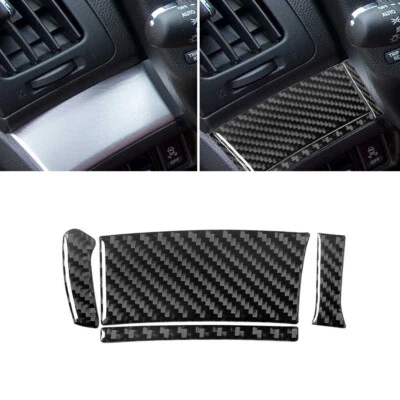 Cubierta lateral izquierda botón volante fibra carbono para Infiniti G37 2010-13 Foto 1 de 4