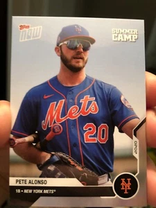Pete Alonso 2020 Topps Now SUMMER CAMP WAVE 1 Card #OD-456 METS - Picture 1 of 1