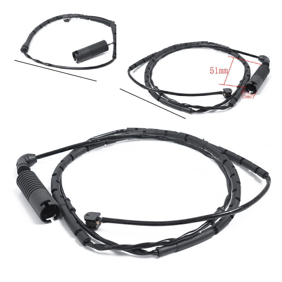 Rear Disc Brake Pad Sensor Black For BMW 3 Series E46 E85 320i 323Ci 323i 325Ci - Image 1 of 4