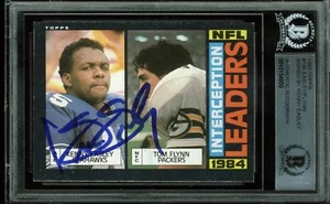 Seahawks Kenny Easley Authentic Signed Card 1985 Topos #196 BAS Slabbed - Picture 1 of 2