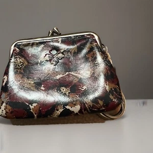 NWOT Patricia Nash Borse Vntg Feame Coin bag Key Ring Scarlet Bloom Change Purse - Picture 1 of 3