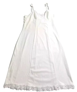 JCPenneys Womens Full Slip 34" Bust Nylon Tricot Lace Trim Vintage 3008 - Picture 1 of 21