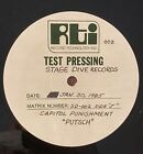CAPITOL PUNISHMENT-When Putsch Comes To Shove LP RARE PUNK TEST PRESSING 1985