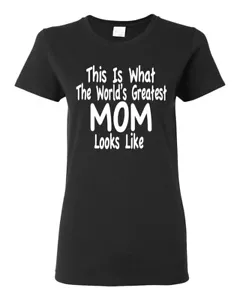 Worlds Greatest Mom Looks Like Women Graphic Shirt - Bild 1 von 10