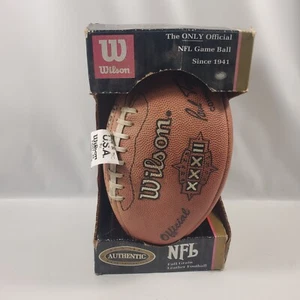 Super Bowl XXXII Wilson NFL Pro Line Denver Broncos/Green Bay Packers football - Picture 1 of 9