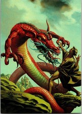1993 Rowena Morrill The Vernilion Dragon 13 FPG Fantasy Art Card TC CC