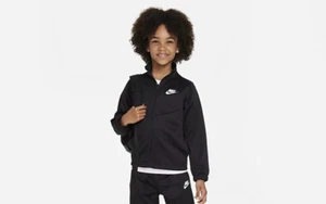 Nike Boys Logo Full Zip Jacket, Black, Size Large(7) - Picture 1 of 2