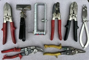 Malco C4 C-1 S2 Bender Wiss M6 Snips HC1 Hole Cutter Lot Of 8 Tools Crimper - Picture 1 of 17