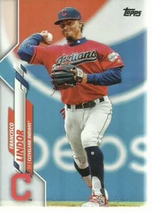 2020 Topps Series One Francisco Lindor card # 201 Cleveland Indians - Picture 1 of 1
