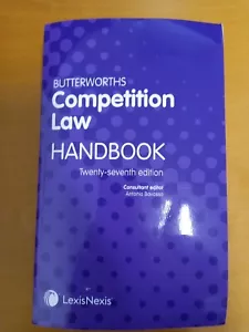 Butterworths Competition Law Handbook 27th Ed 2021 - Picture 1 of 3