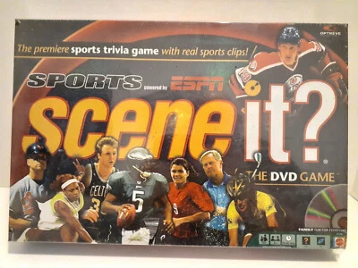 SCENE IT? SPORTS Powered by ESPN DVD Board Game Trivia  NEW SEALED - Image 1 of 4