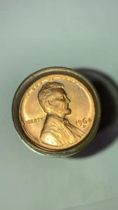 BU roll of 1964-D Lincoln Memorial Cents. U-31 - Picture 1 of 2